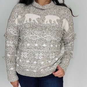 Loft mock neck sweater